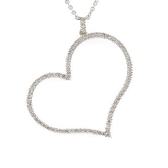 1.04ct Diamond Heart Design Pendant