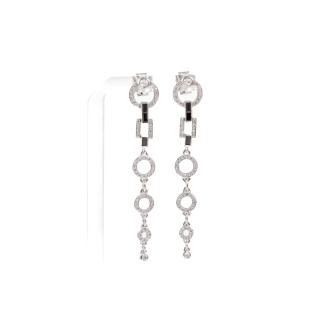 Canturi Black & White Diamond Earrings