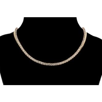 7.48ct Diamond Tennis Necklace