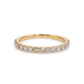 0.50ct Diamond Half Hoop Eternity Ring