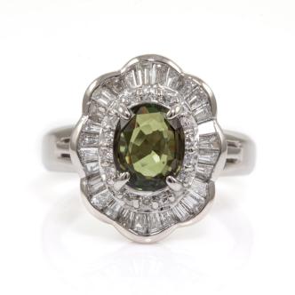 1.49ct Alexandrite and Diamond Ring