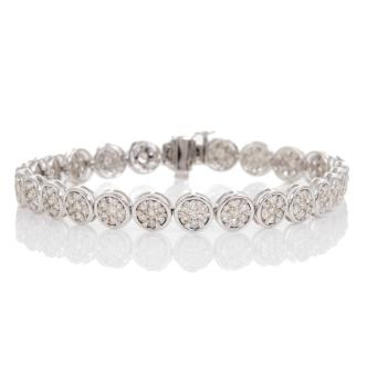 3.85ct Round Diamond Bracelet