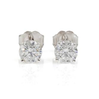 1.01ct Diamonds Studs GIA D SI1