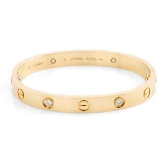 Cartier Love Bracelet 4 Diamonds