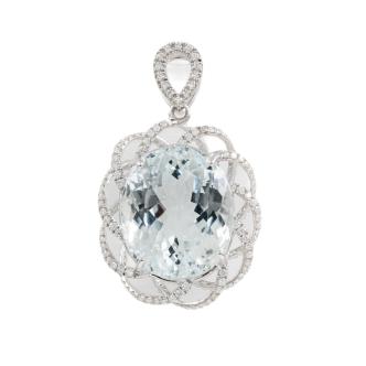 35.97ct Madagascan Aquamarine Pendant