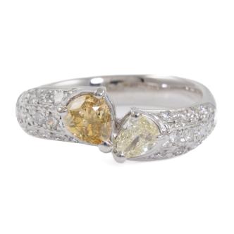 0.82ct Fancy Colour Diamond Ring