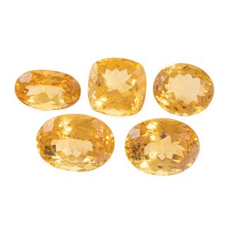 42.88ct Loose Parcel of Citrine