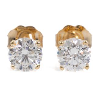 1.07ct Diamond Studs GIA G IF