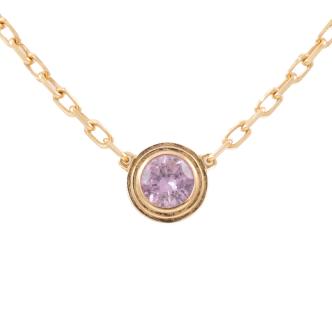 Cartier DAmour Necklace Pink Sapphire