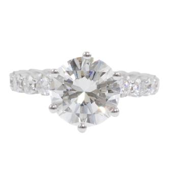 3.00ct Centre Diamond Ring GIA J VVS1