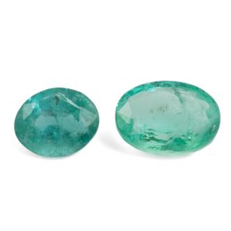 3.08ct Pair of Loose Zambian Emeralds