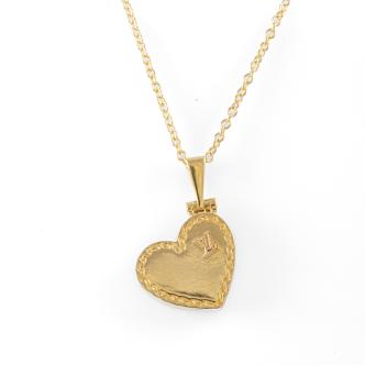 Louis Vuitton Heart Locket Charm Pendant