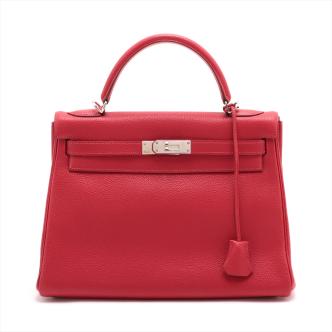 Hermes Kelly 32 Togo Rouge