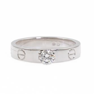 0.23ct Cartier Love Solitaire Ring GIA