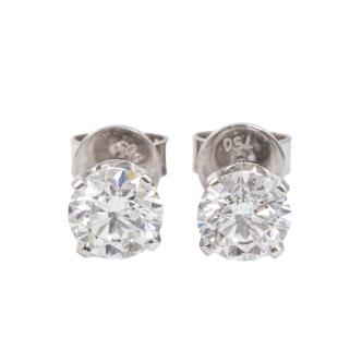 1.07ct Diamond Studs GIA E VVS1