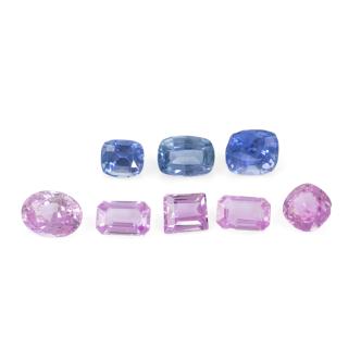 6.34ct Loose Blue & Pink Ceylon Sapphire