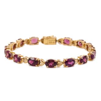 14.72ct Garnet Bracelet