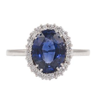 1.28ct Unheated Ceylon Sapphire Ring