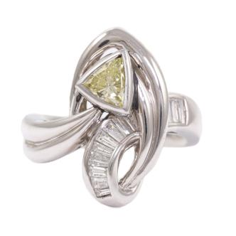 1.01ct Fancy Yellow Diamond Dress Ring